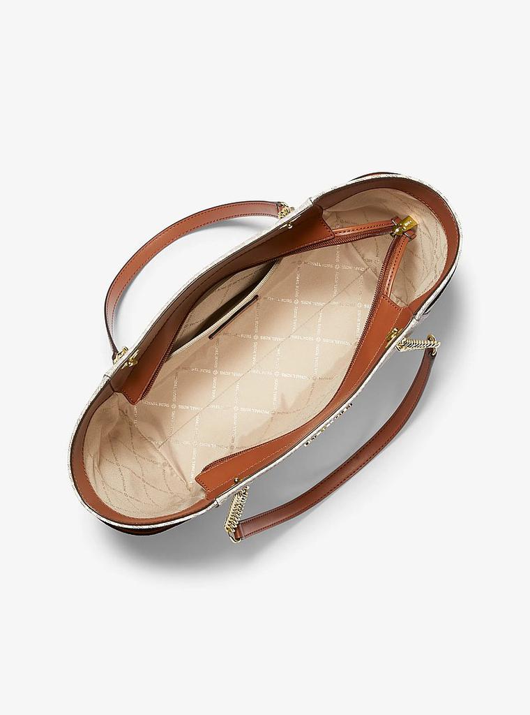 Jet Set Large Signature Logo Shoulder Bag - XIOR LUXE