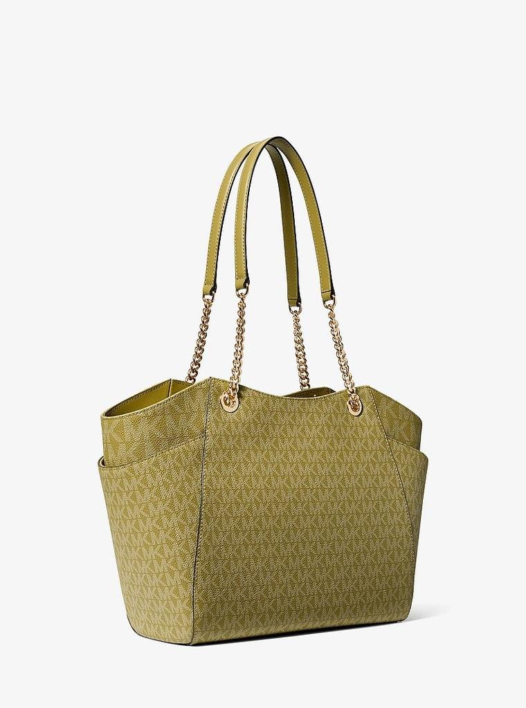 Jet Set Large Signature Logo Shoulder Bag - XIOR LUXE
