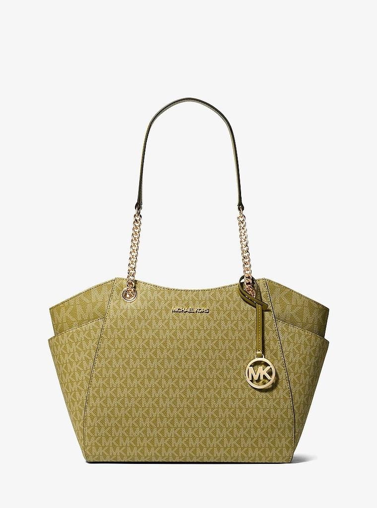 Jet Set Large Signature Logo Shoulder Bag - XIOR LUXE