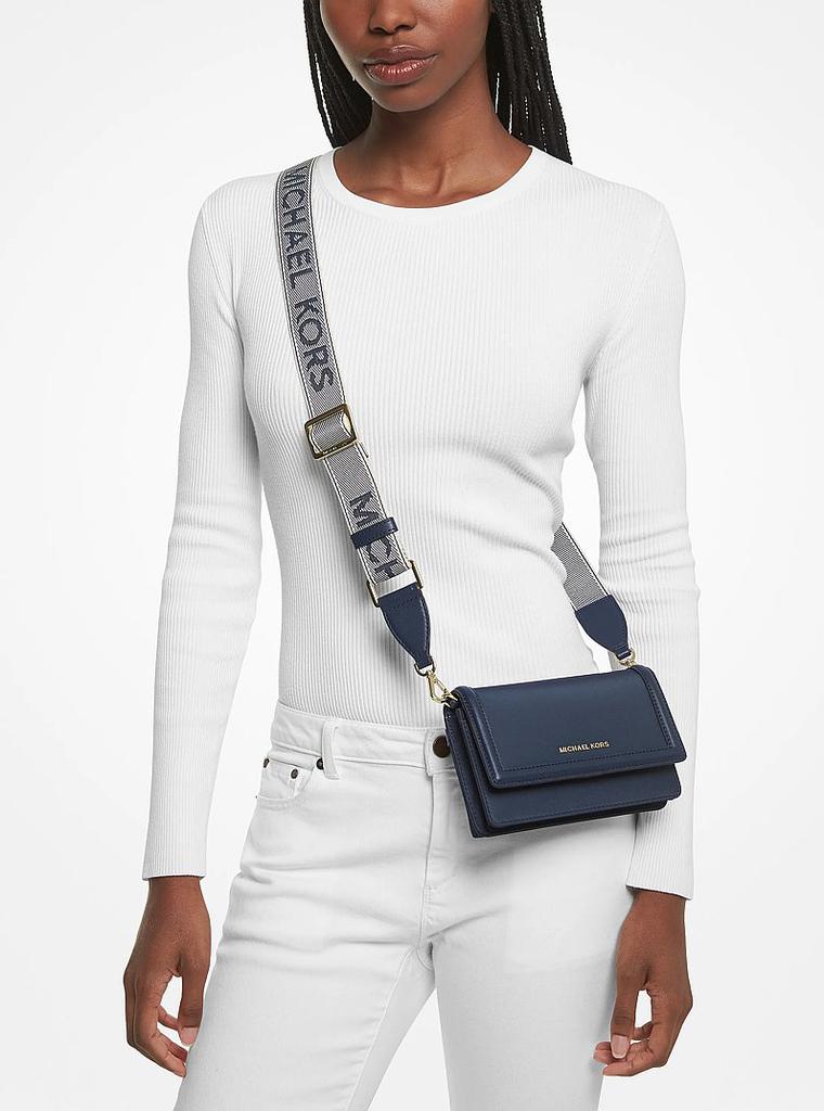 Jet Set Small Nylon Gabardine Smartphone Crossbody Bag - Luna BR wear co.