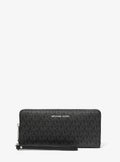 Jet Set Travel Large Signature Logo Continental Wallet - Luna BR wear co.
