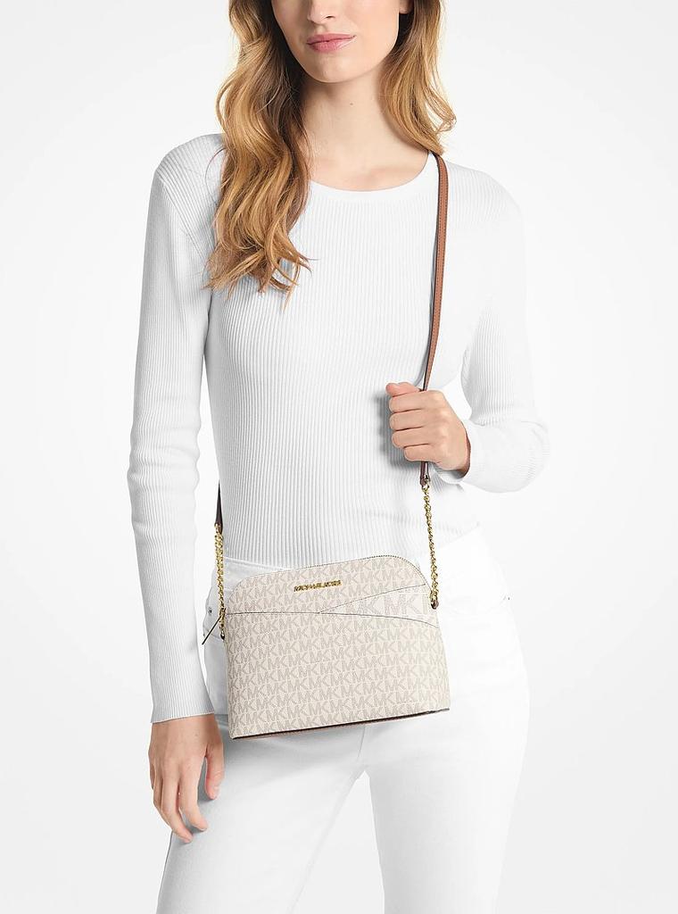 Jet Set Travel Medium Logo Dome Crossbody Bag - XIOR LUXE