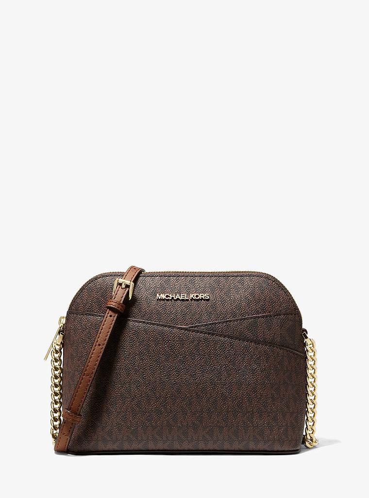 Jet Set Travel Medium Logo Dome Crossbody Bag - XIOR LUXE