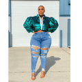 Large Denim Trousers for Women - Luna BR wear co.