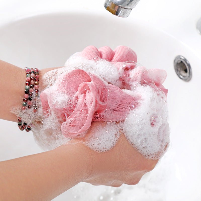 Large Japanese Bath Towel and Exfoliating Bath Ball - Luna BR wear co.