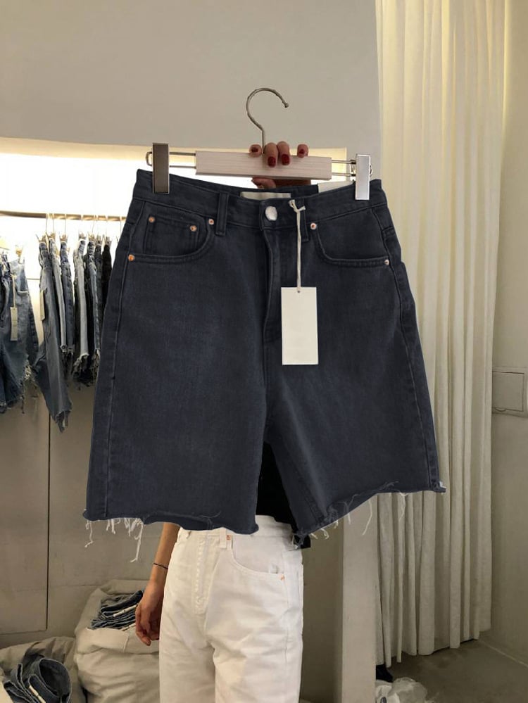 Loose Casual Women's Five-Point Denim Shorts - Luna BR wear co.