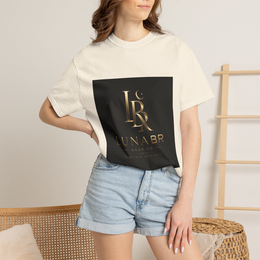 Luna BR Gold Logo T-Shirt - Luna BR wear co.