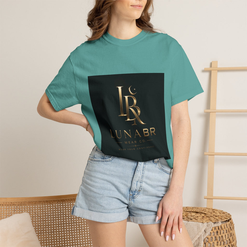 Luna BR Gold Logo T-Shirt - Luna BR wear co.