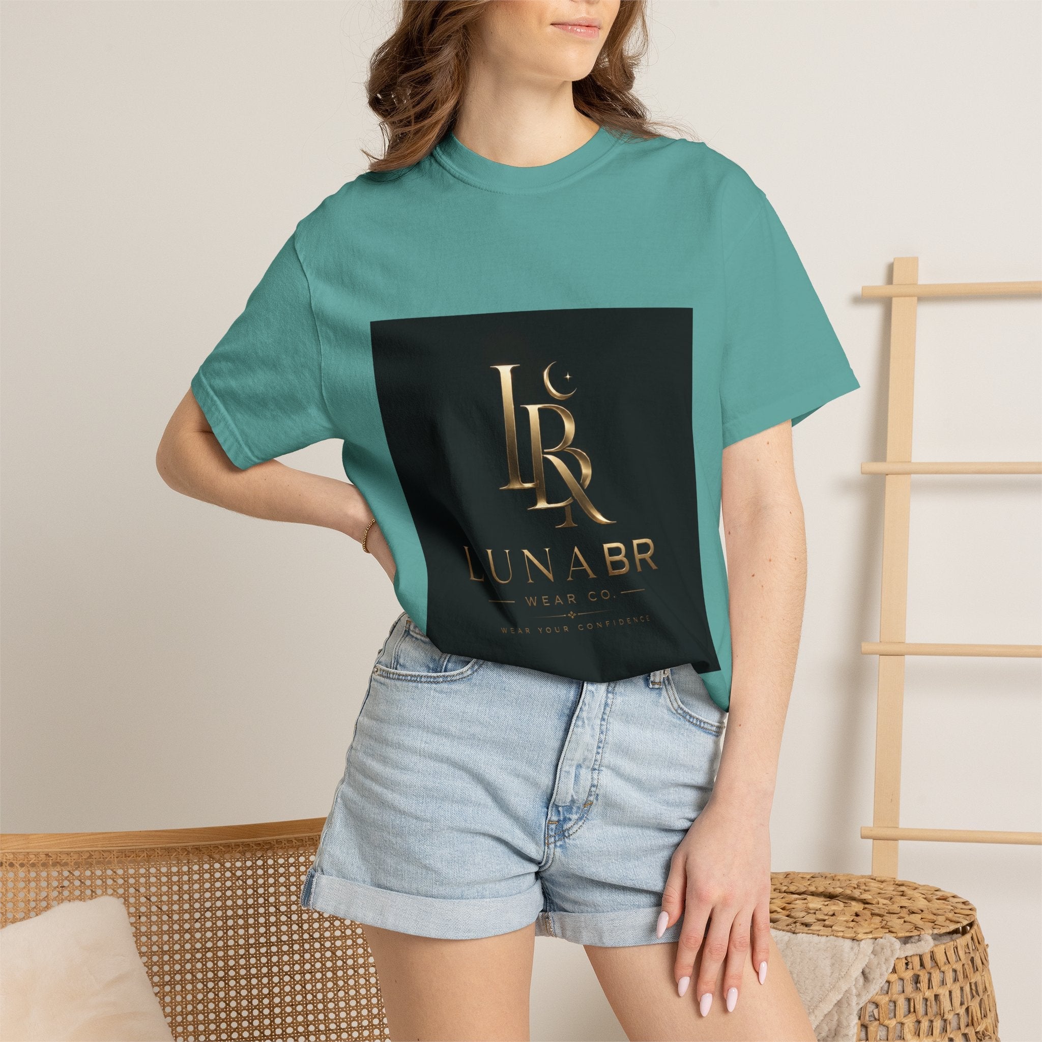 Luna BR Gold Logo T-Shirt - Luna BR wear co.