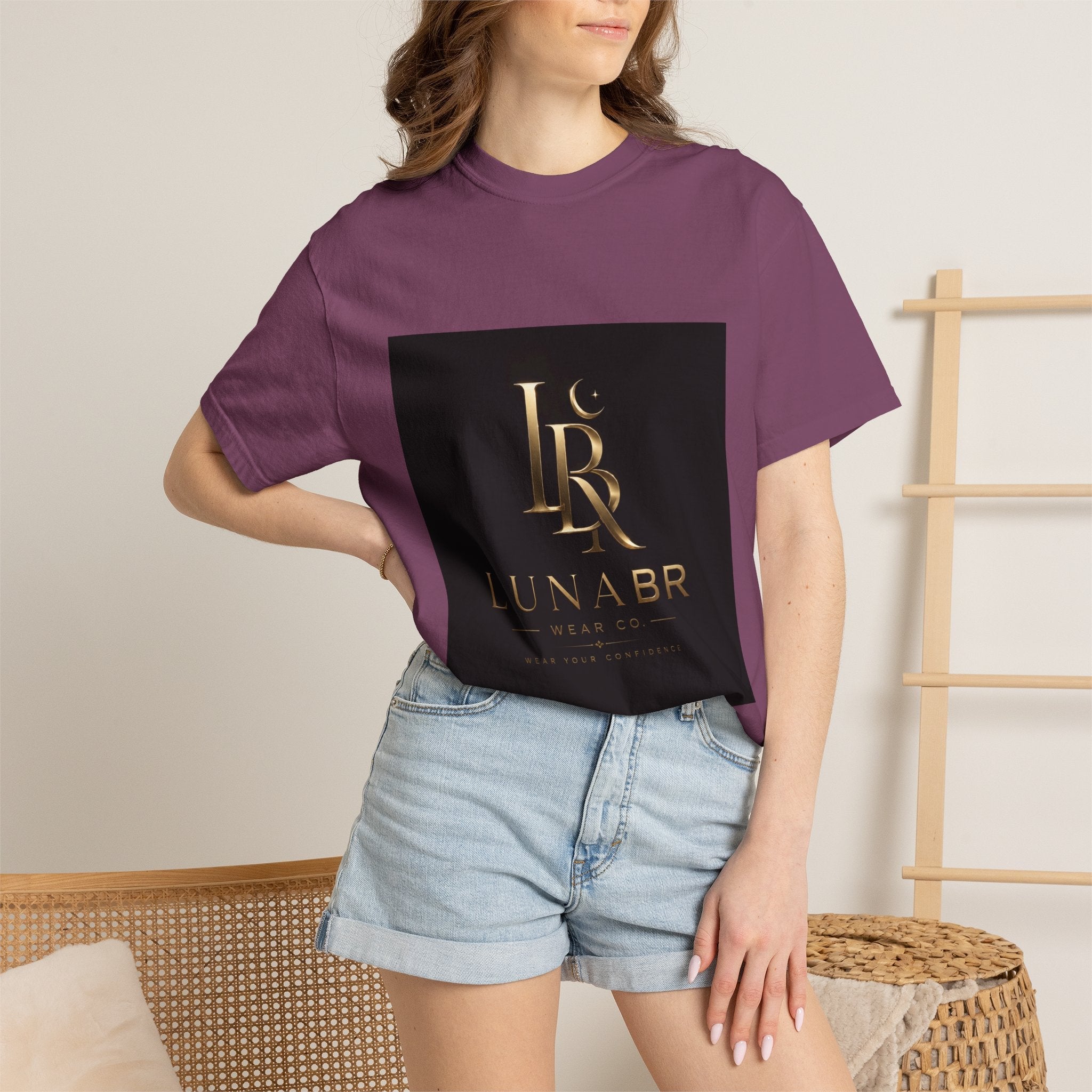 Luna BR Gold Logo T-Shirt - Luna BR wear co.