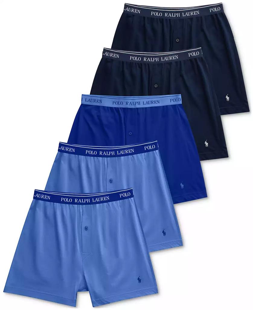 Men's 5-Pack Classic-Fit Cotton Knit Boxers - Luna BR wear co.