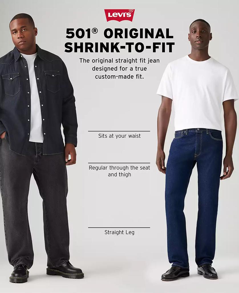 Men's 501® Original Shrink-to-Fit™ Non-Stretch Jeans - XIOR LUXE