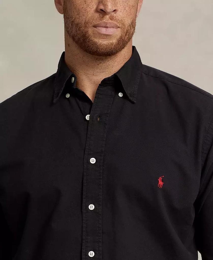 Men's Big & Tall Classic-Fit Long-Sleeve Oxford Shirt - Luna BR wear co.