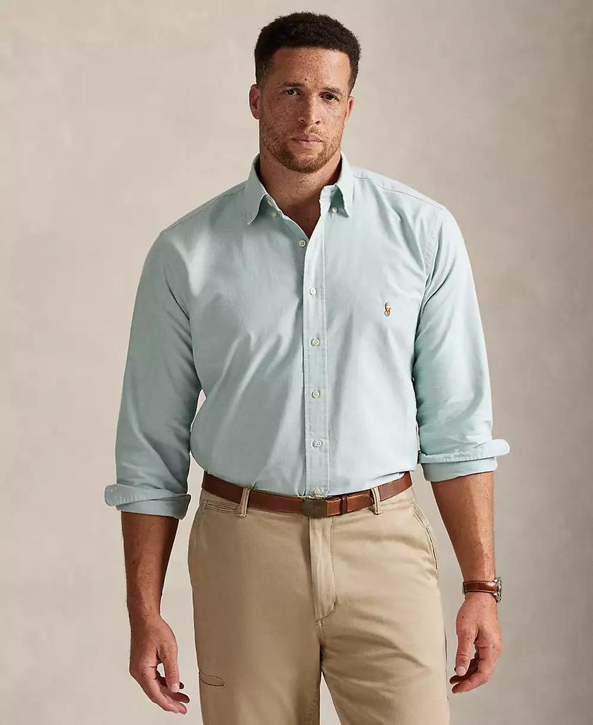 Men's Big & Tall Classic-Fit Long-Sleeve Oxford Shirt - Luna BR wear co.