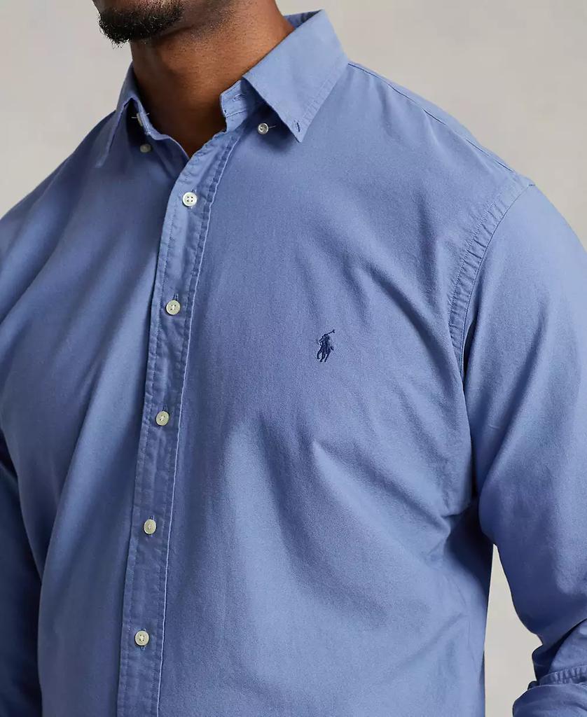 Men's Big & Tall Classic-Fit Long-Sleeve Oxford Shirt - Luna BR wear co.