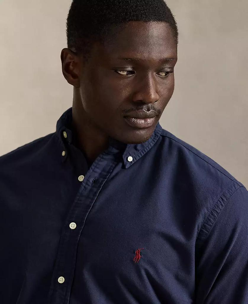 Men's Big & Tall Classic-Fit Long-Sleeve Oxford Shirt - Luna BR wear co.