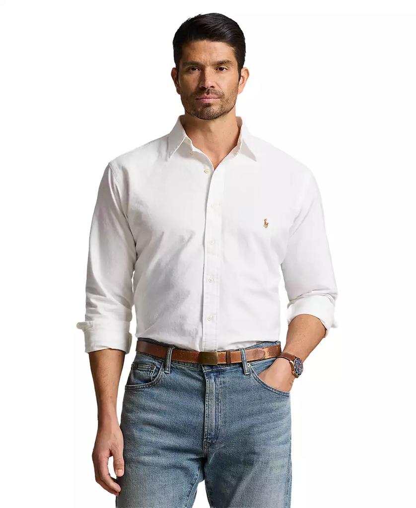 Men's Big & Tall Classic-Fit Long-Sleeve Oxford Shirt - Luna BR wear co.