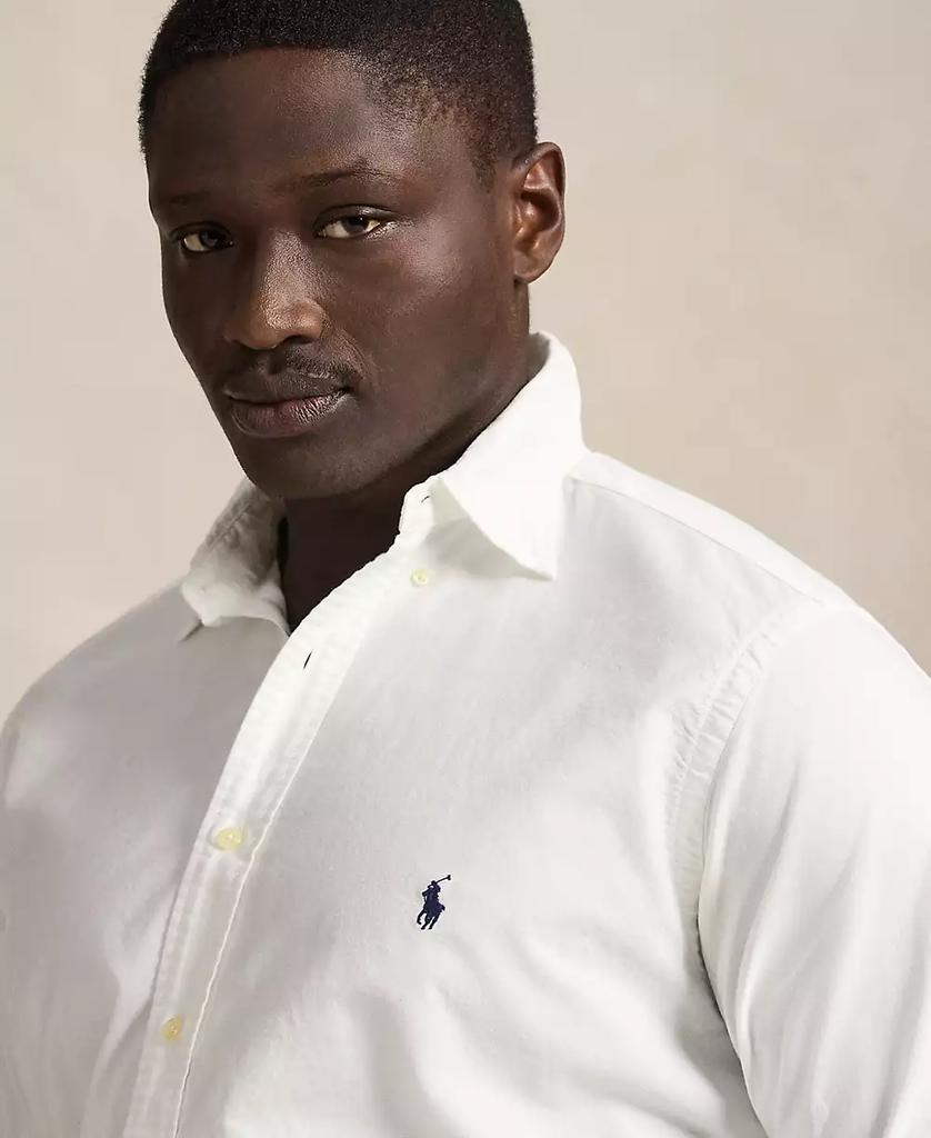 Men's Big & Tall Classic-Fit Long-Sleeve Oxford Shirt - Luna BR wear co.
