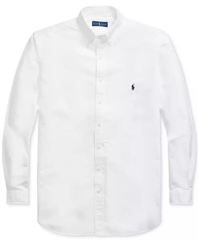 Men's Big & Tall Classic-Fit Long-Sleeve Oxford Shirt - Luna BR wear co.