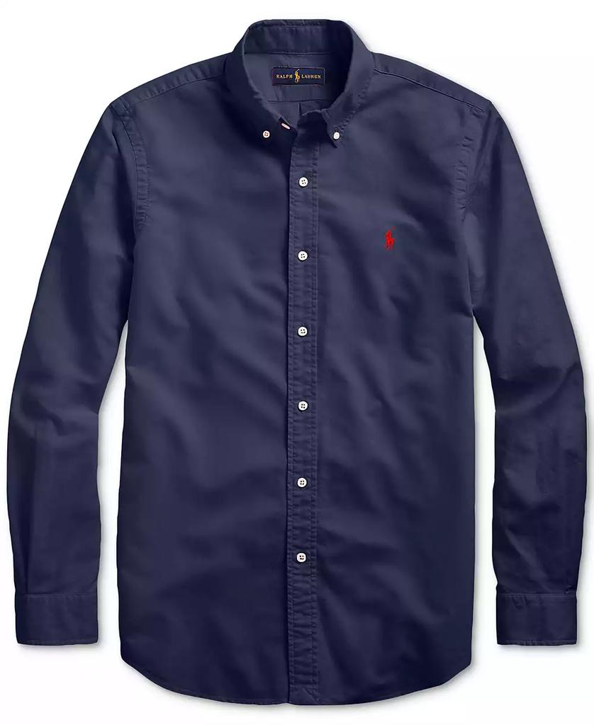 Men's Big & Tall Classic-Fit Long-Sleeve Oxford Shirt - Luna BR wear co.