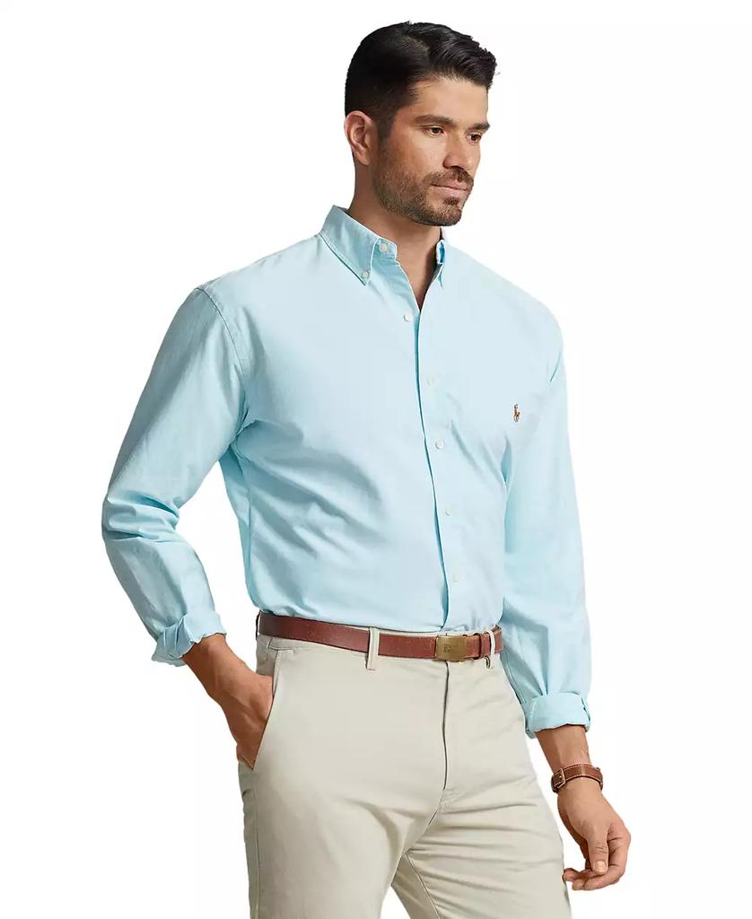 Men's Big & Tall Classic-Fit Long-Sleeve Oxford Shirt - Luna BR wear co.