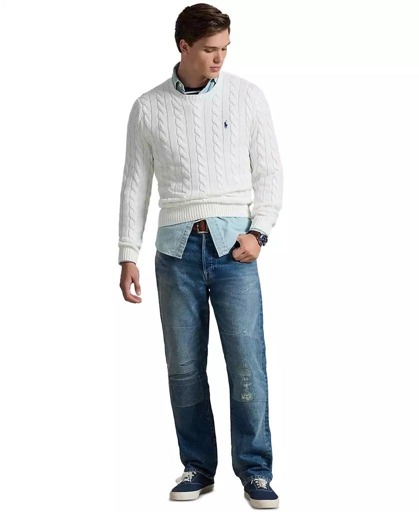 Men's Cable-Knit Cotton Sweater - Luna BR wear co.