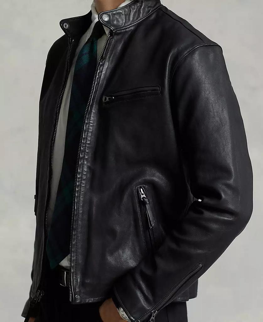 Men's Café Racer Leather Jacket - XIOR LUXE