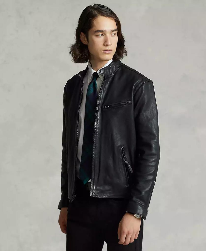 Men's Café Racer Leather Jacket - XIOR LUXE