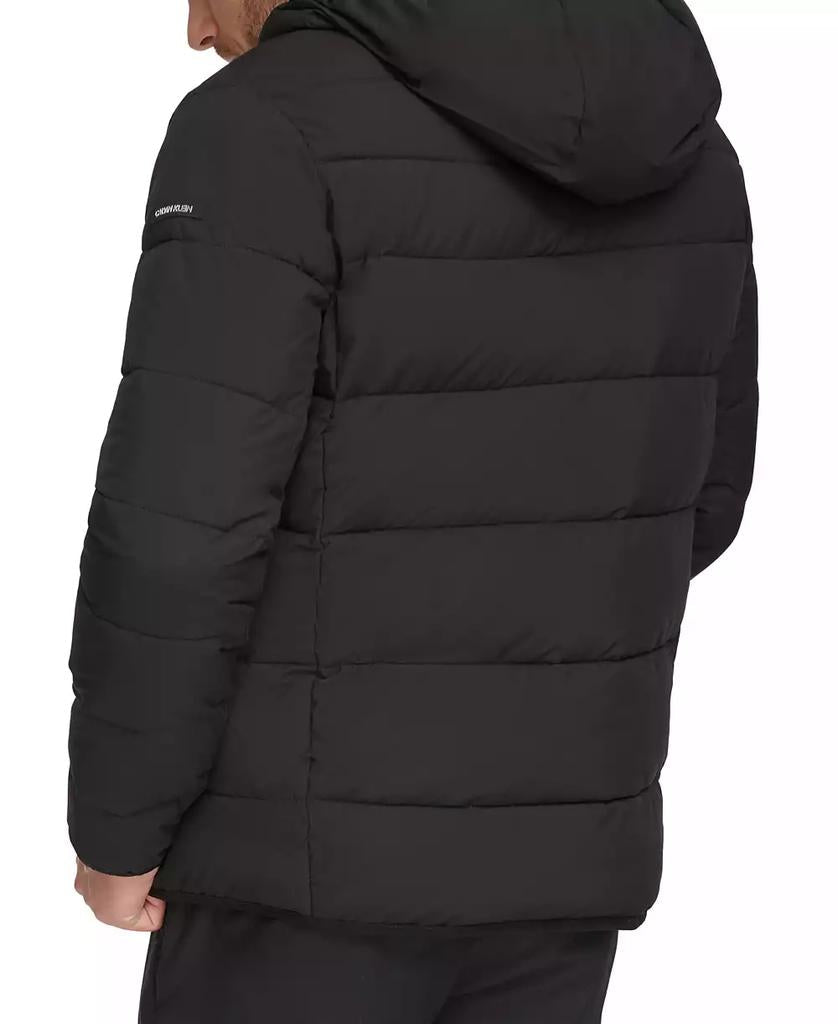 Men's Chevron Stretch Jacket With Sherpa Lined Hood - Luna BR wear co.