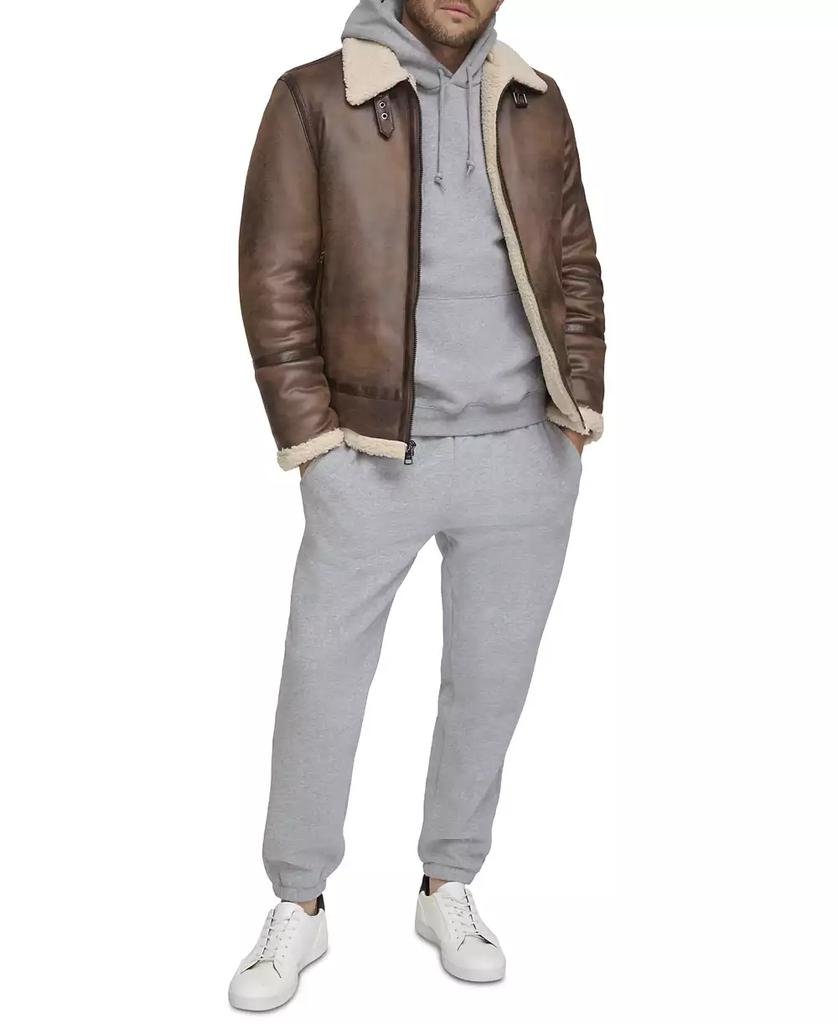 Men's Classic Faux Shearling B-3 Bomber Jacket - Luna BR wear co.