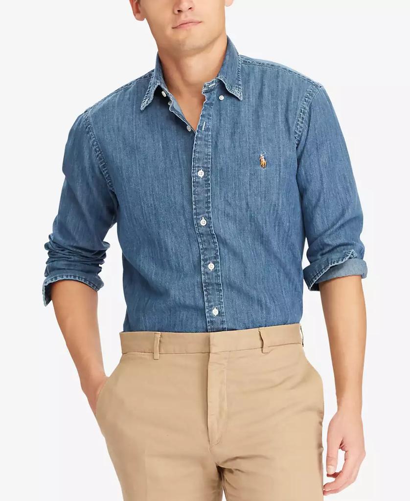 Men's Classic-Fit Denim Shirt - Luna BR wear co.