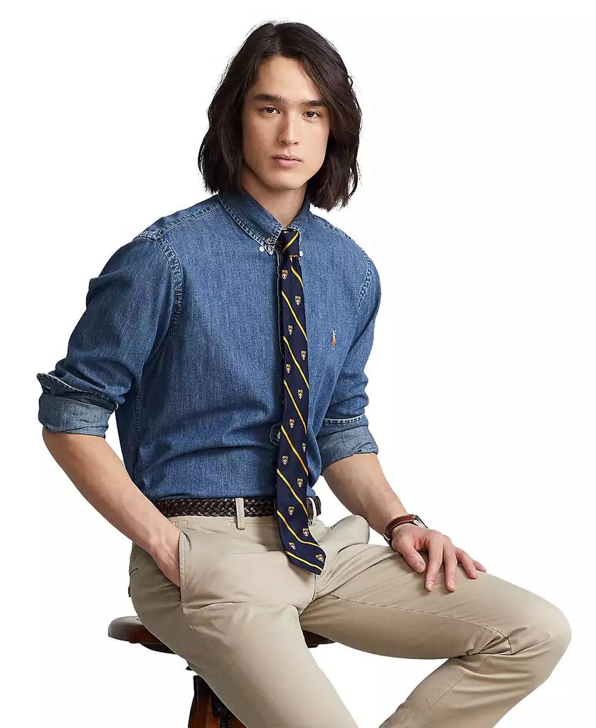 Men's Classic-Fit Denim Shirt - XIOR LUXE