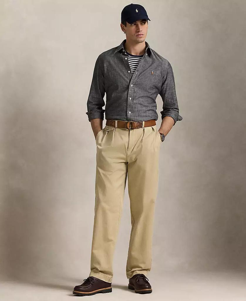 Men's Classic-Fit Indigo Chambray Shirt - XIOR LUXE