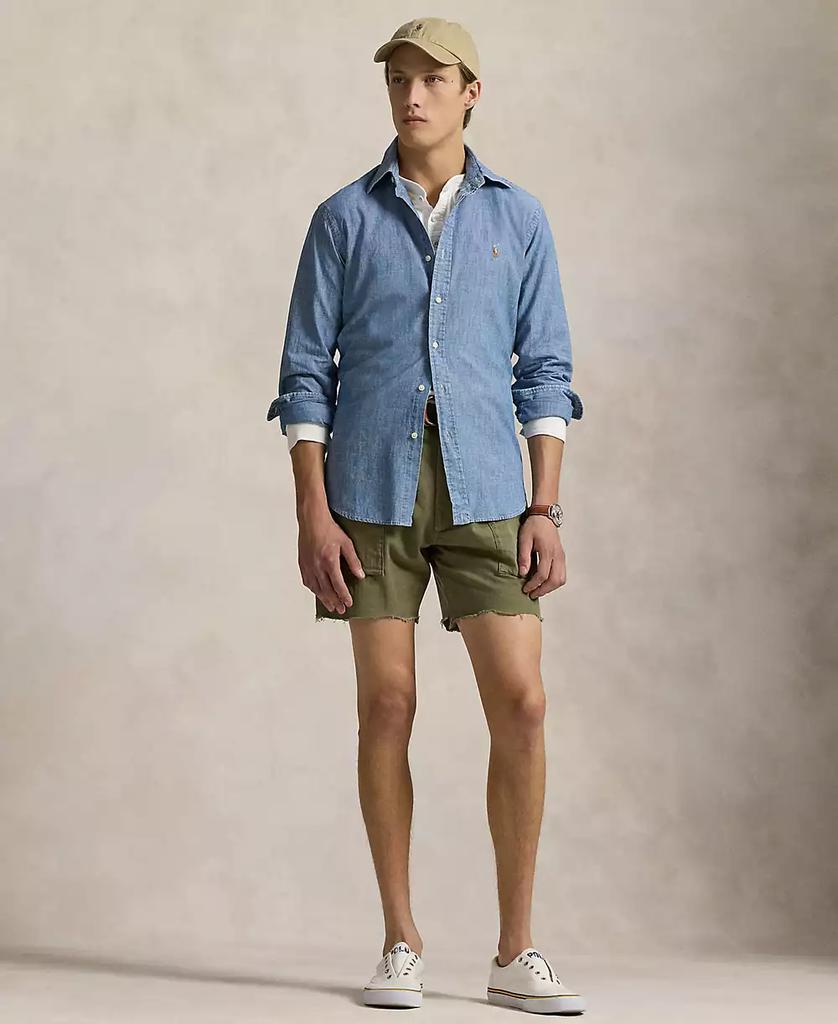 Men's Classic-Fit Indigo Chambray Shirt - XIOR LUXE
