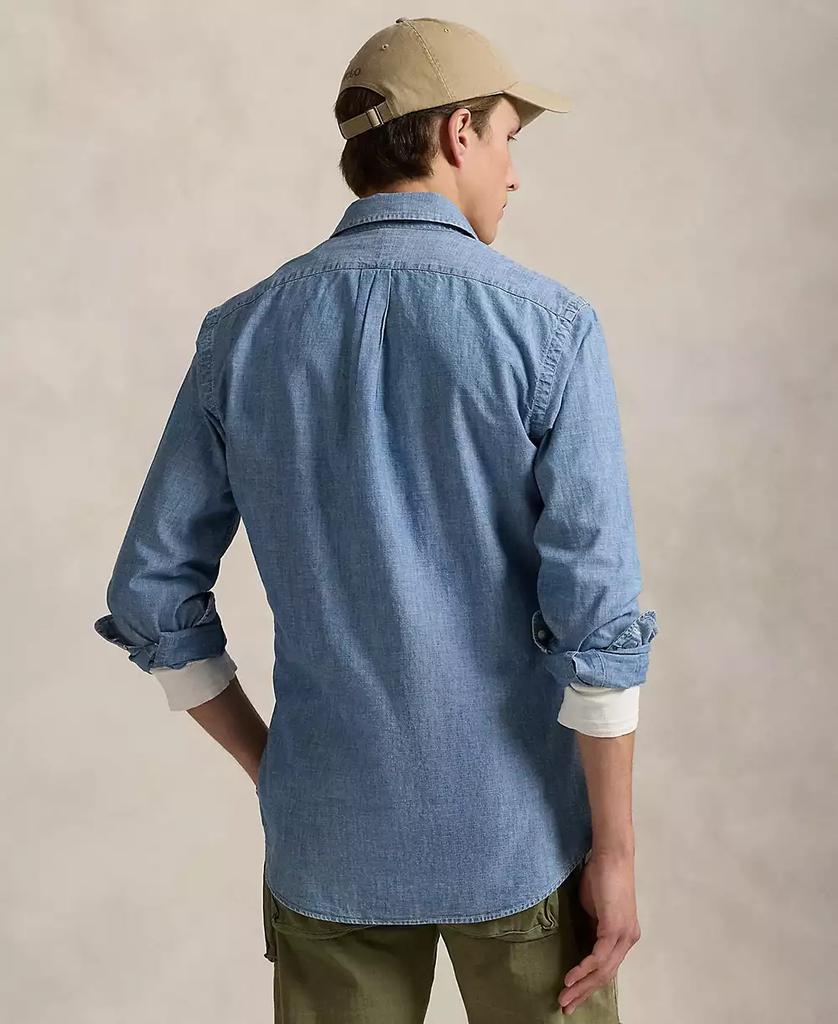 Men's Classic-Fit Indigo Chambray Shirt - XIOR LUXE