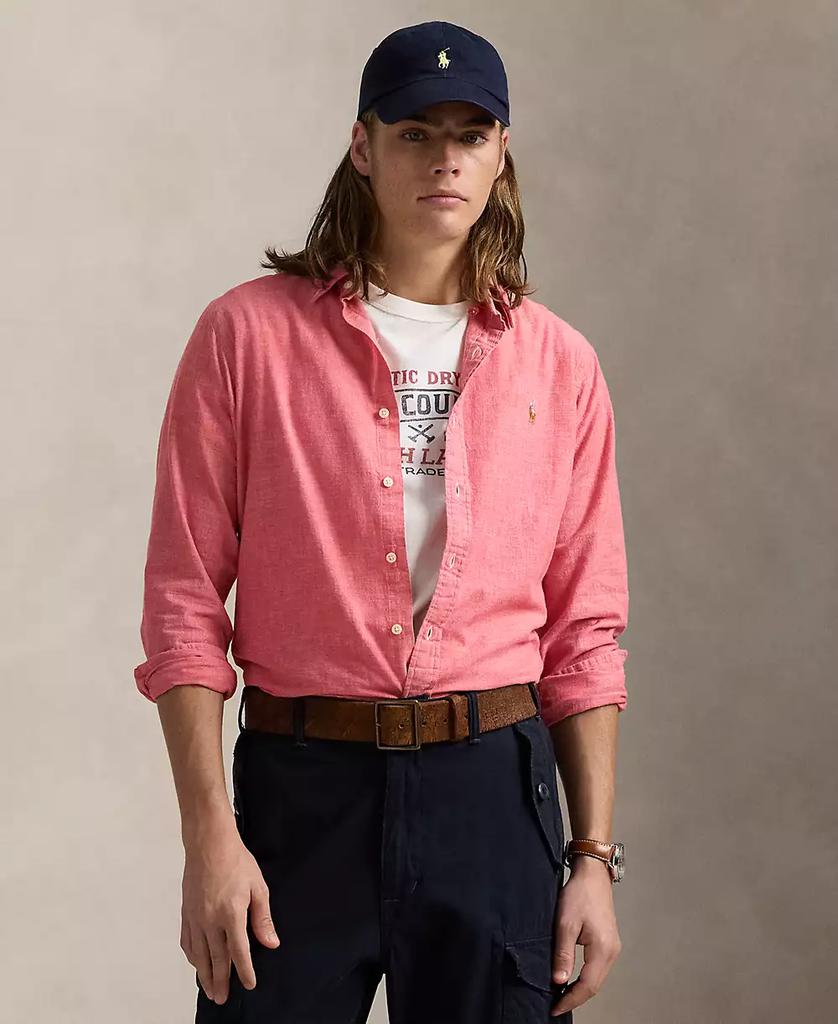 Men's Classic-Fit Indigo Chambray Shirt - XIOR LUXE