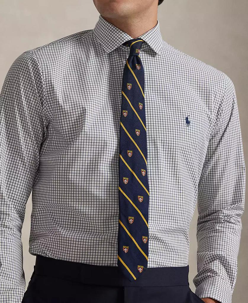 Men's Classic-Fit Plaid Stretch Poplin Shirt - Luna BR wear co.