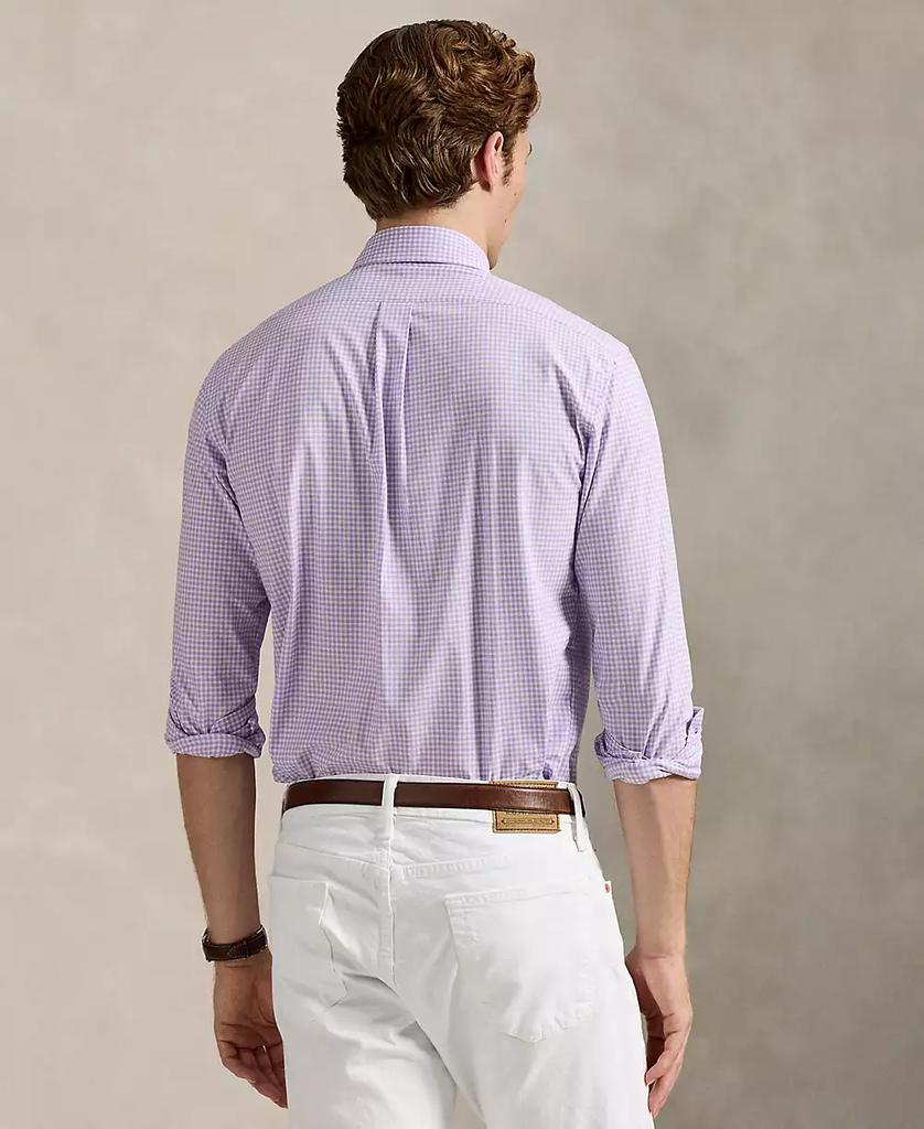 Men's Classic-Fit Plaid Stretch Poplin Shirt - Luna BR wear co.