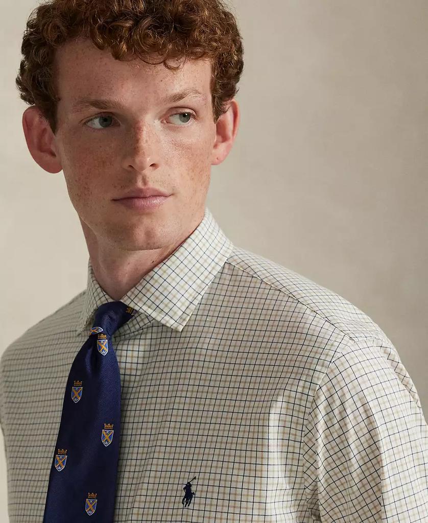 Men's Classic-Fit Plaid Stretch Poplin Shirt - Luna BR wear co.