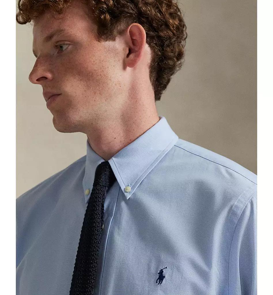 Men's Classic-Fit Plaid Stretch Poplin Shirt - Luna BR wear co.