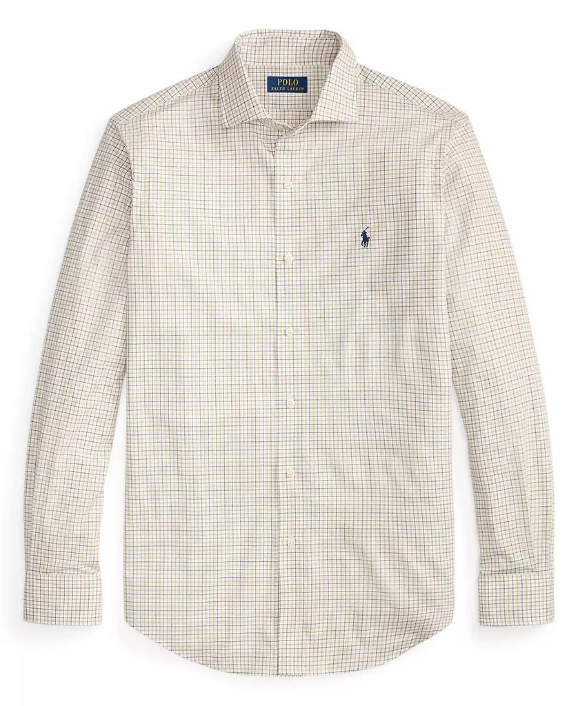 Men's Classic-Fit Plaid Stretch Poplin Shirt - Luna BR wear co.