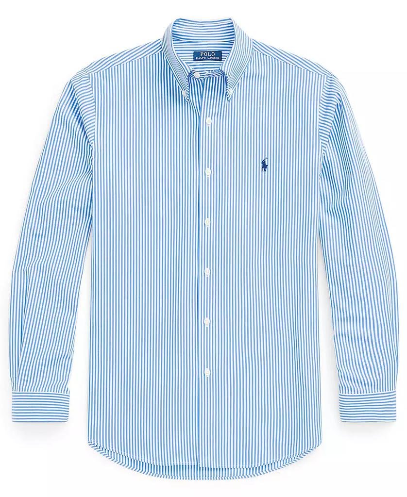 Men's Classic-Fit Plaid Stretch Poplin Shirt - Luna BR wear co.