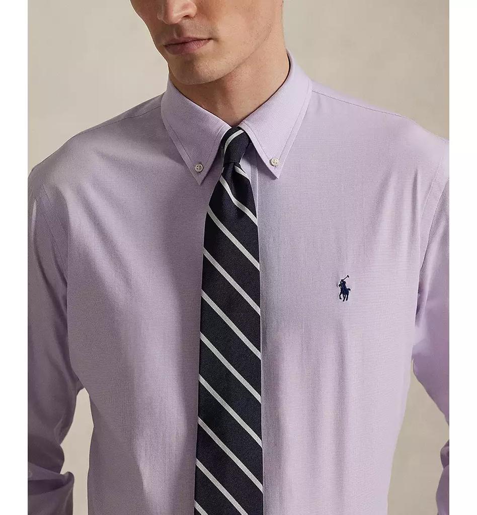 Men's Classic-Fit Plaid Stretch Poplin Shirt - Luna BR wear co.