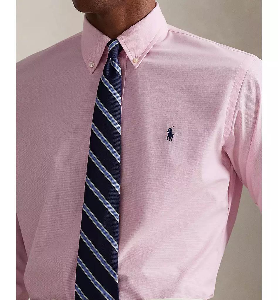 Men's Classic-Fit Plaid Stretch Poplin Shirt - Luna BR wear co.