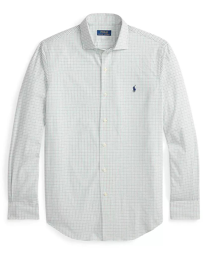 Men's Classic-Fit Plaid Stretch Poplin Shirt - Luna BR wear co.