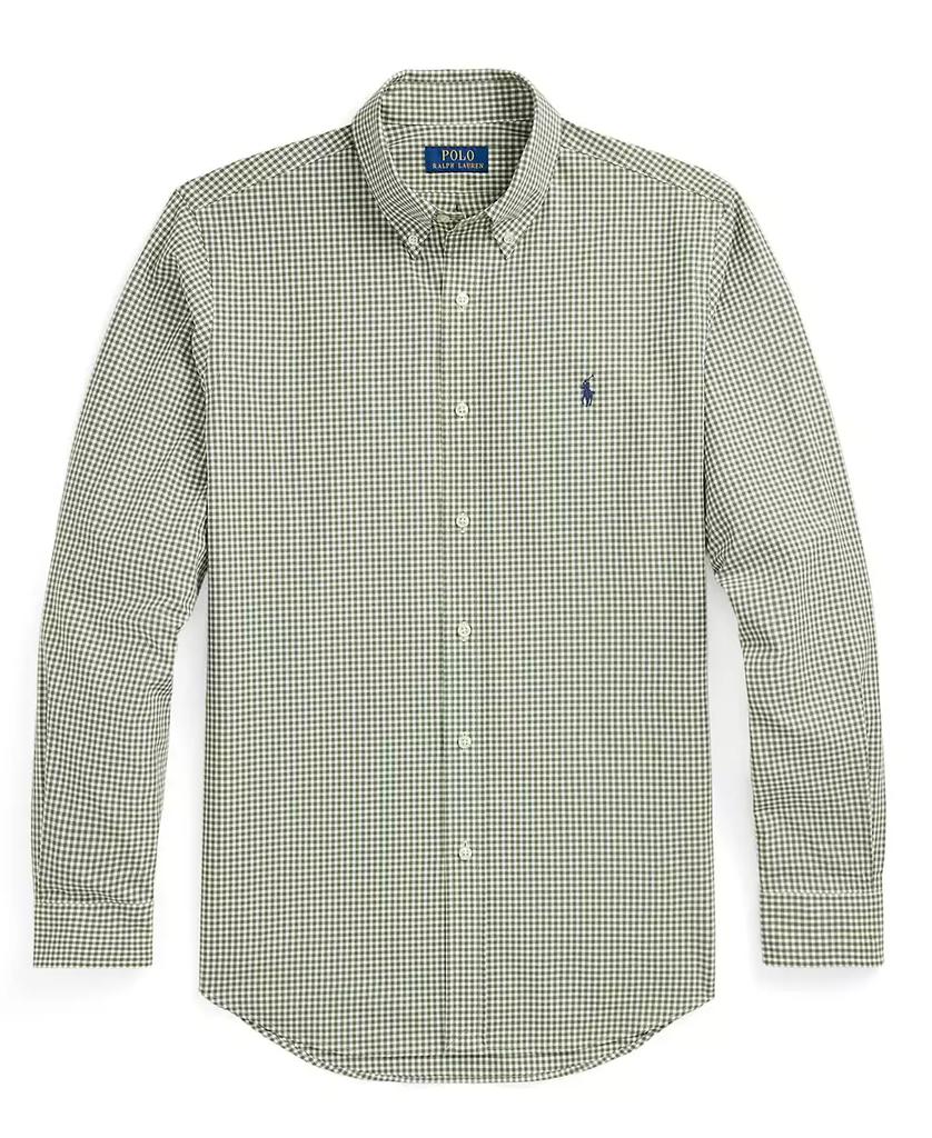 Men's Classic-Fit Plaid Stretch Poplin Shirt - Luna BR wear co.