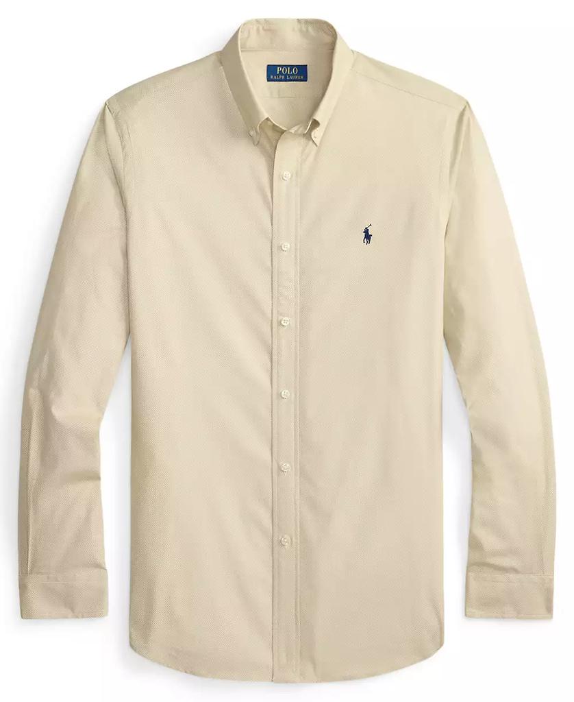 Men's Classic-Fit Plaid Stretch Poplin Shirt - Luna BR wear co.