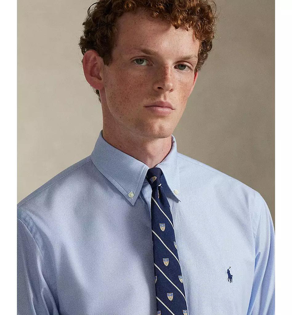 Men's Classic-Fit Plaid Stretch Poplin Shirt - Luna BR wear co.