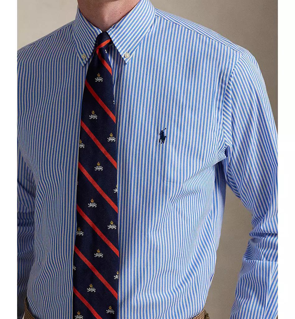 Men's Classic-Fit Plaid Stretch Poplin Shirt - Luna BR wear co.