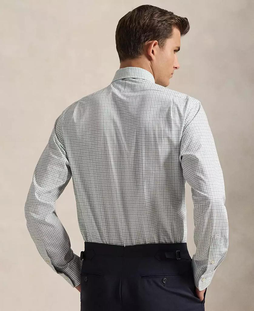 Men's Classic-Fit Plaid Stretch Poplin Shirt - Luna BR wear co.